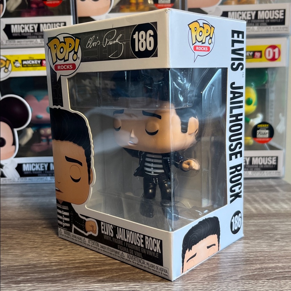 Funko Pop Rocks Elvis Jailhouse Rock Figure - Picture 3 of 4